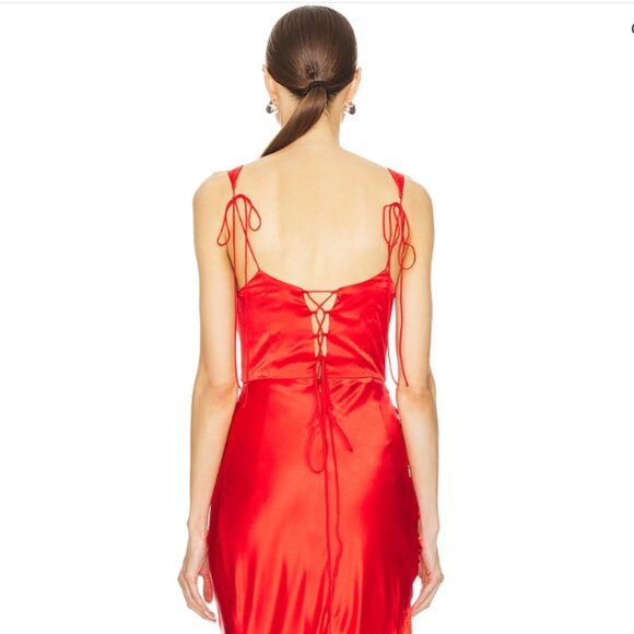 Brand New For Love & Lemons Anisa Asymmetrical Dress - Picture 6 of 16